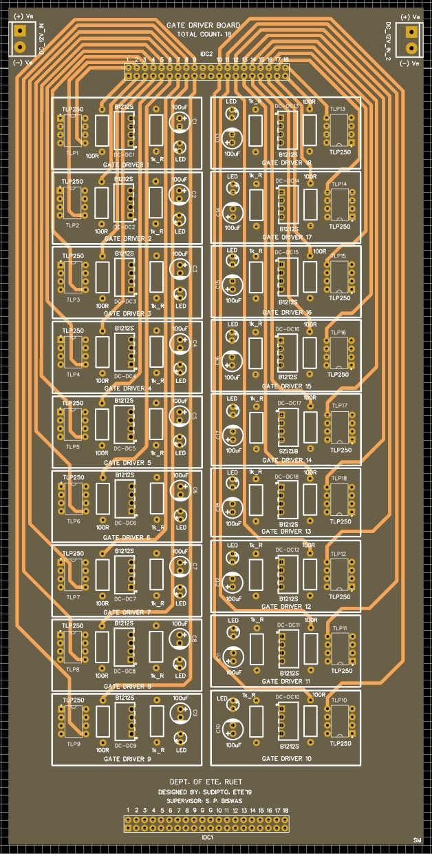 Copper Tracing Design of my Designed PCB